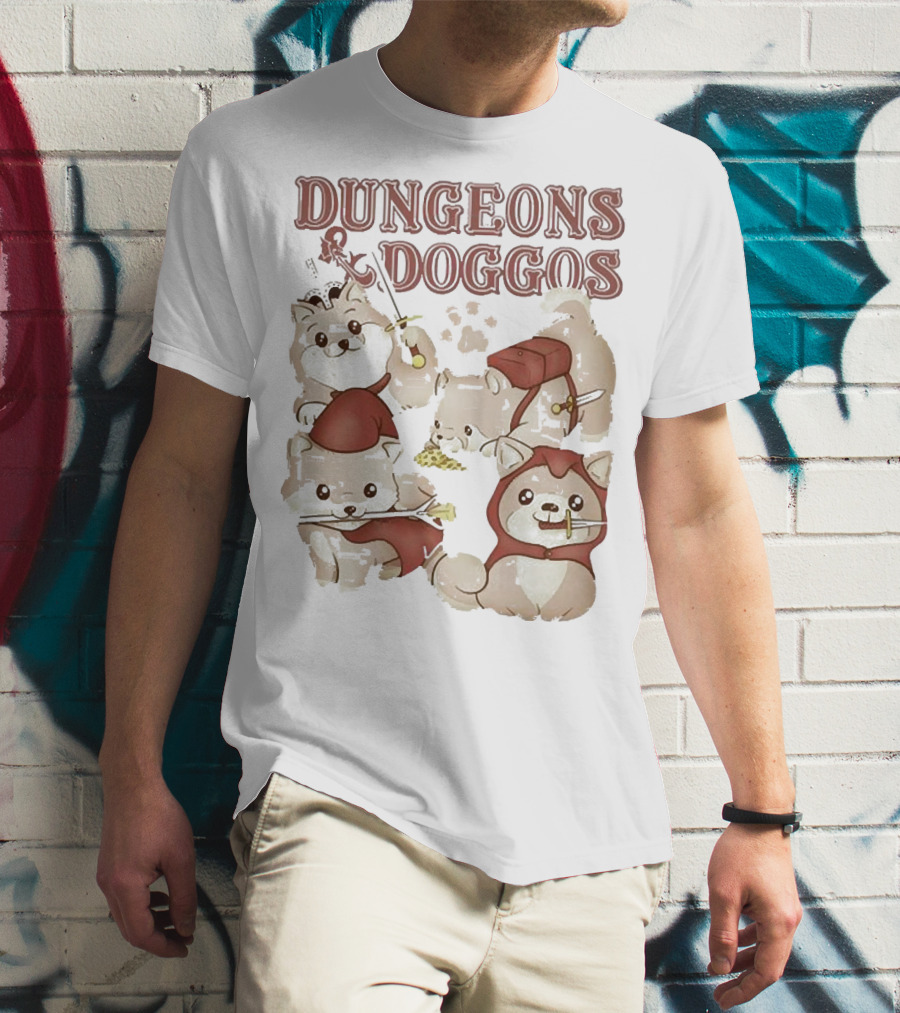 Dungeons And Doggos Adventure Pups T-Shirt