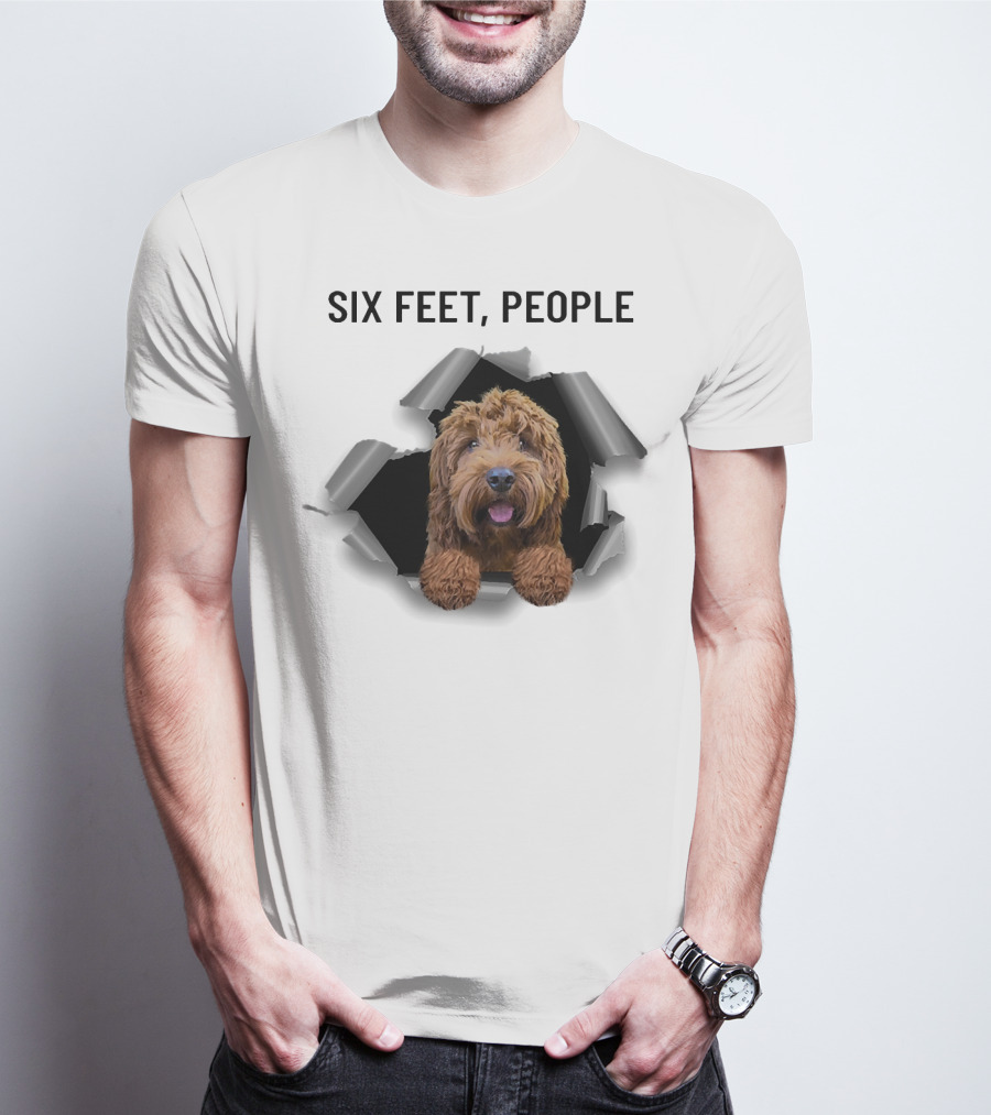 Six Feet People Cockapoo Torn Ripper T-Shirt
