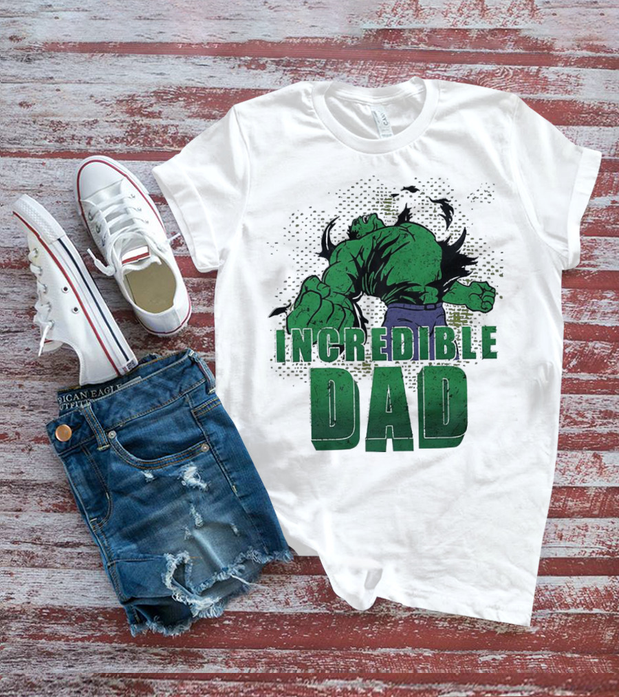 Marvel Hulk Father's Day Incredible Dad Hero T-Shirt
