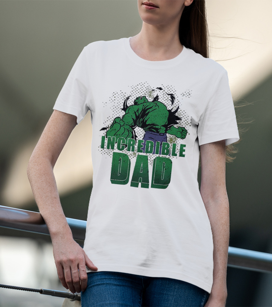 Marvel Hulk Father's Day Incredible Dad Hero T-Shirt