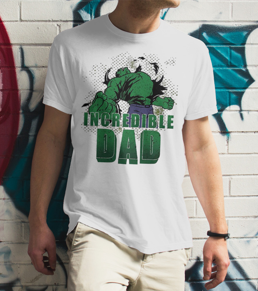 Marvel Hulk Father's Day Incredible Dad Hero T-Shirt