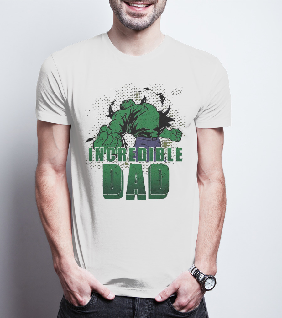 Marvel Hulk Father's Day Incredible Dad Hero T-Shirt