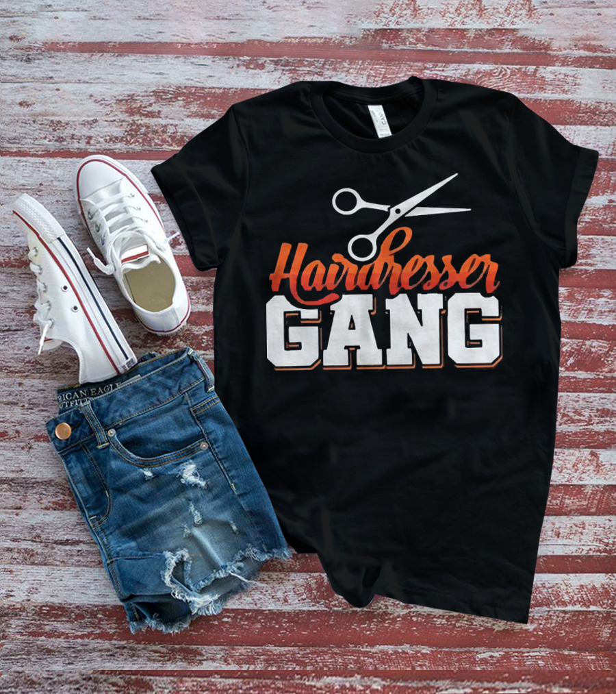 Hairdresser Gang Scissors T-Shirt