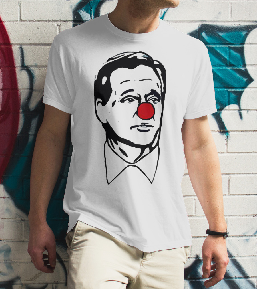 Matt Patricia Goodell Clown NFL Red Nose Iconic Image T-Shirt