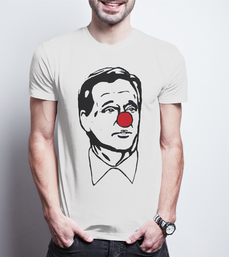 Matt Patricia Goodell Clown NFL Red Nose Iconic Image T-Shirt