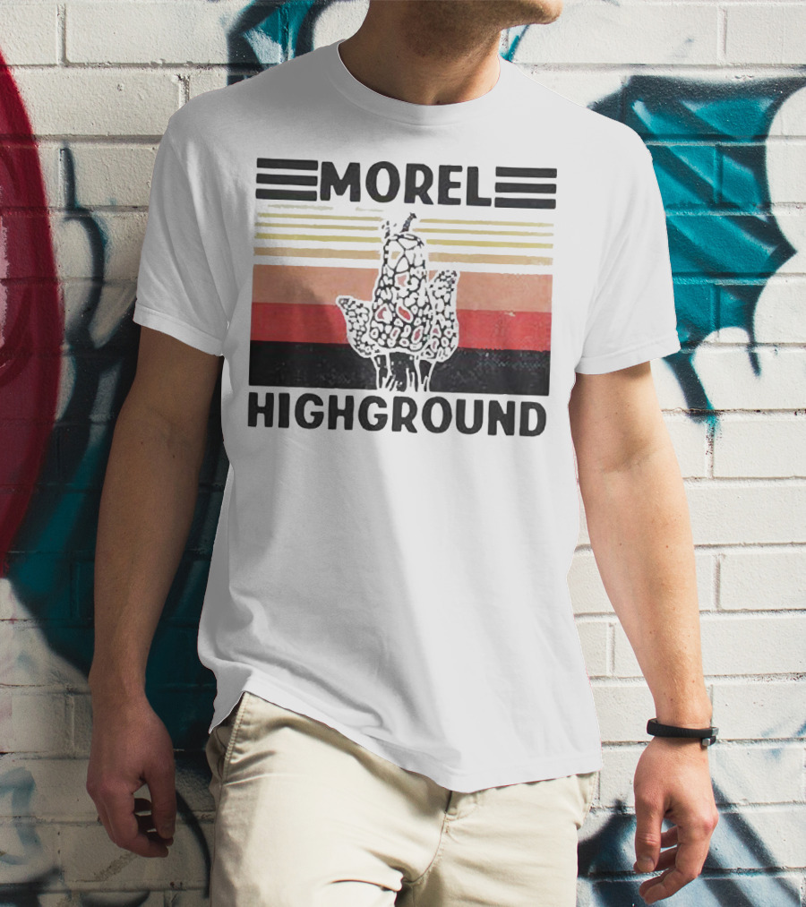 Morel Highground Mushroom Hunter Snail T-Shirt