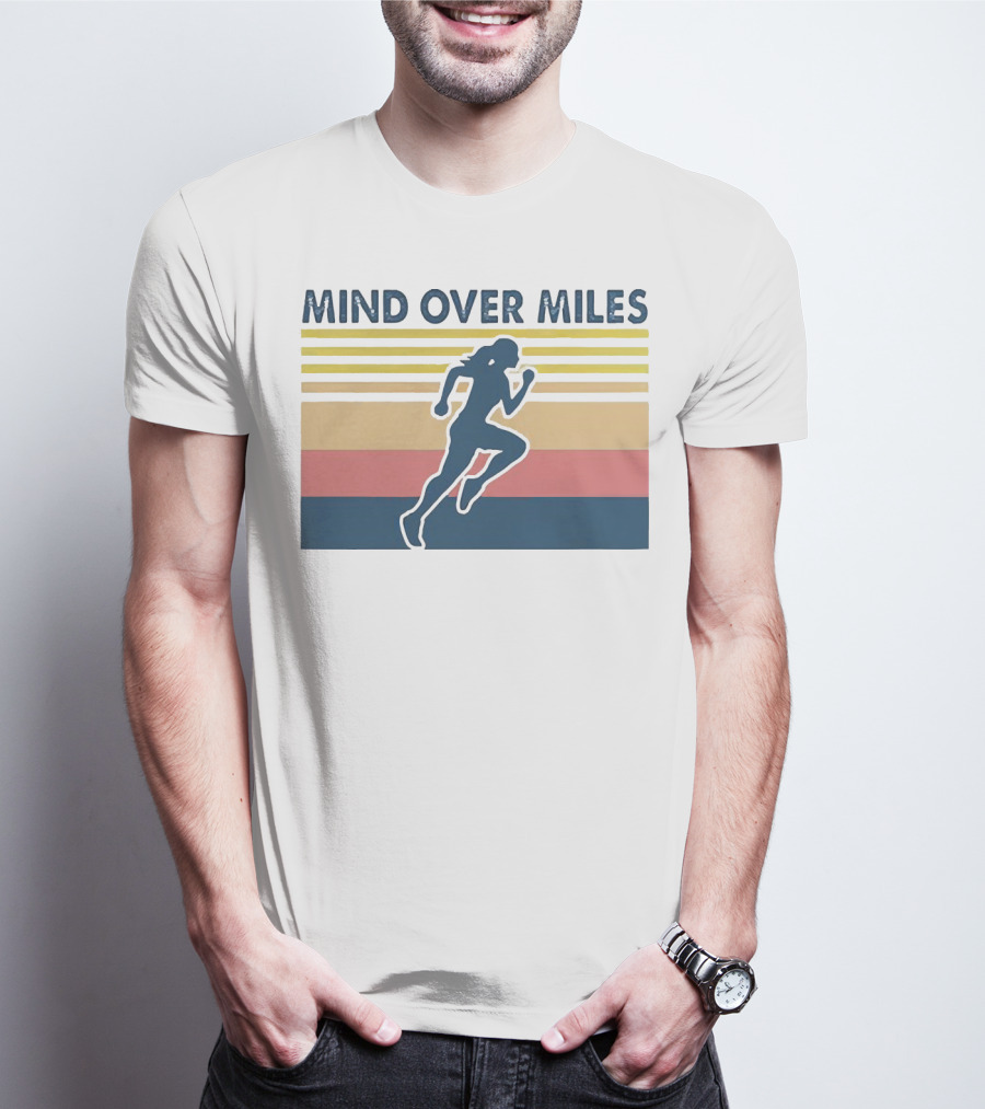 Mind Over Miles Retro Running T-Shirt