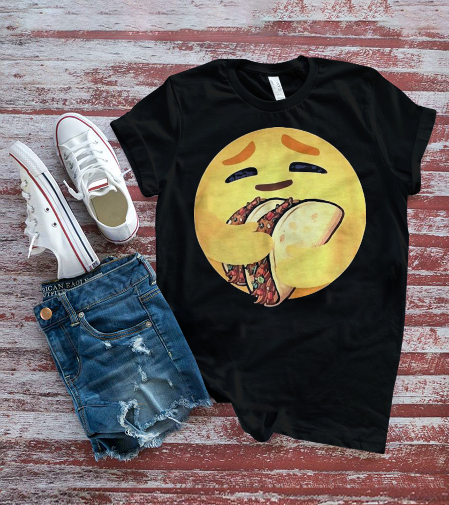 Care Emoji Hugging Tacos T-Shirt