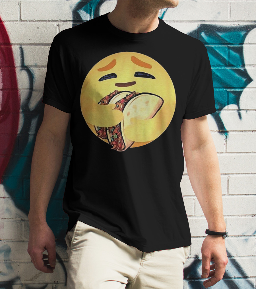 Care Emoji Hugging Tacos T-Shirt
