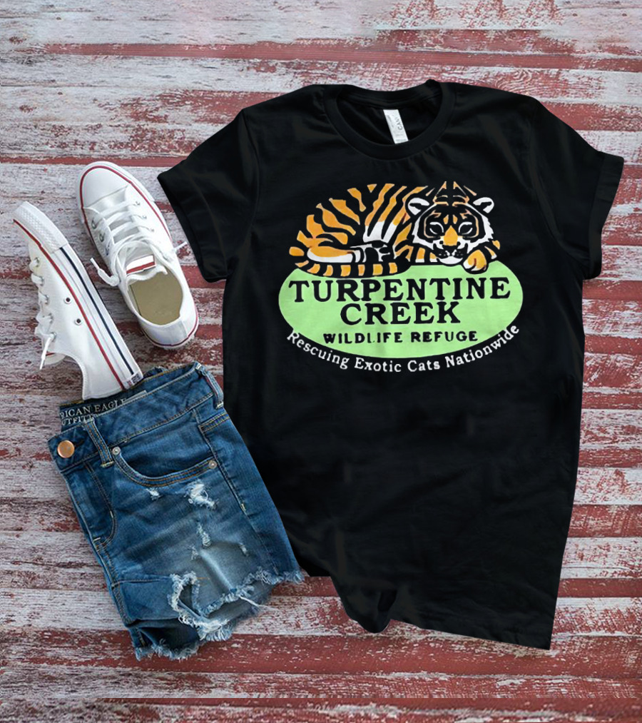 Turpentine Creek Wildlife Refuge Rescuing Exotic Cats Nationwide T-Shirt