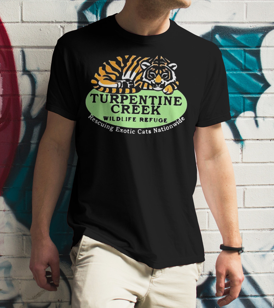 Turpentine Creek Wildlife Refuge Rescuing Exotic Cats Nationwide T-Shirt