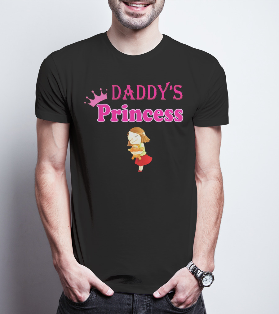 DADDY'S Princess Prinzessin Angel Des Niedlichen Vatis T-Shirt
