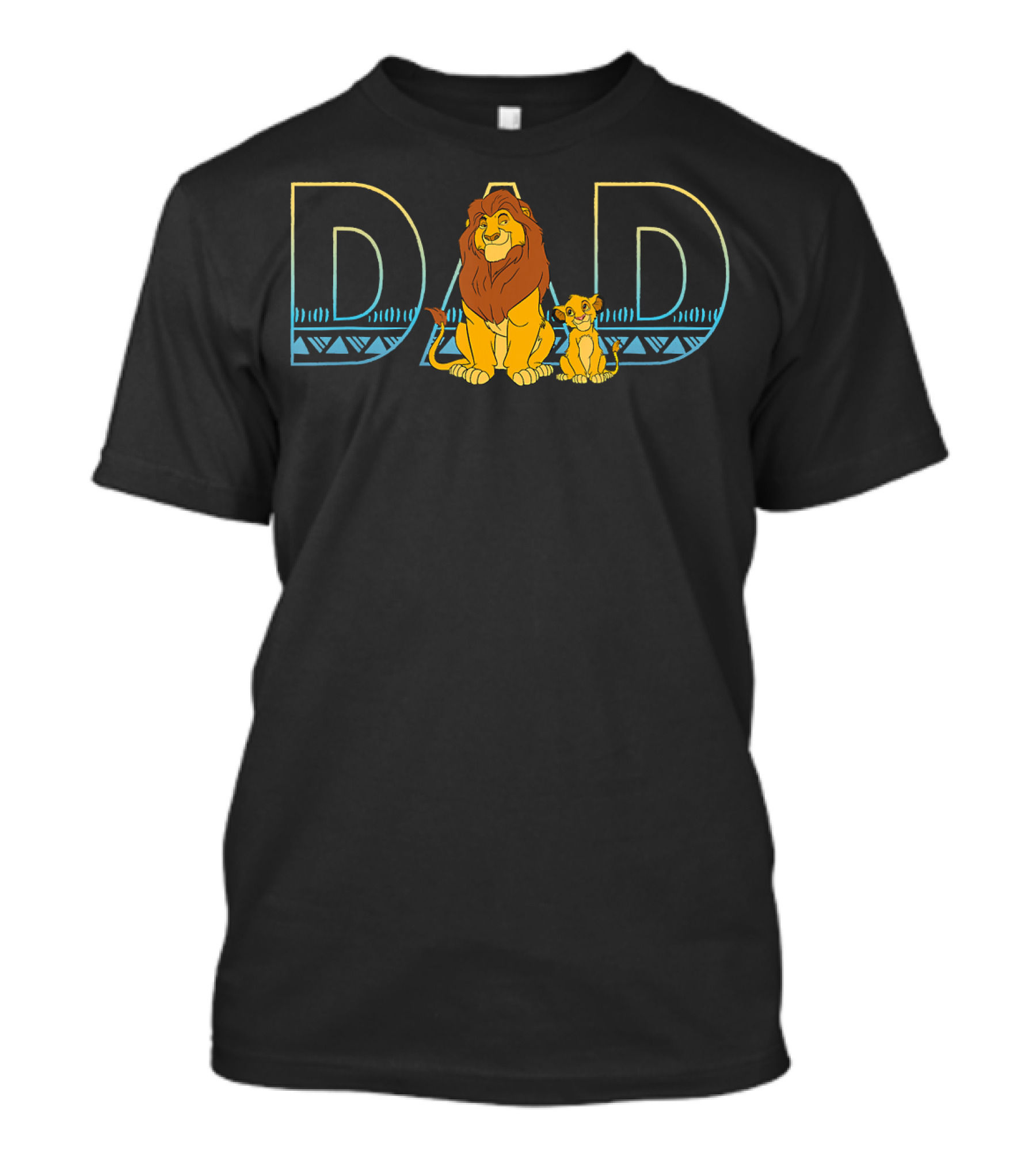 Disney The Lion King Dad Mufasa And Simba T-Shirt