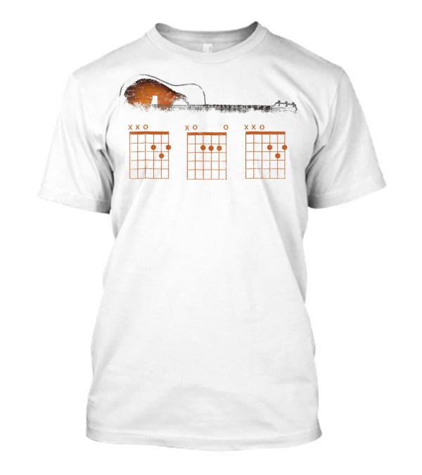 Guitar Chord Dad Father's Day Funny Guitar Lover T-Shirt