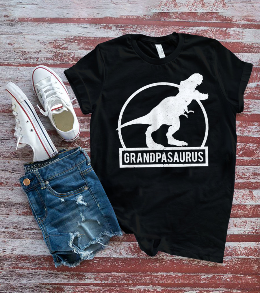 Grandpasaurus Dinosaur Grandpa T-Shirt