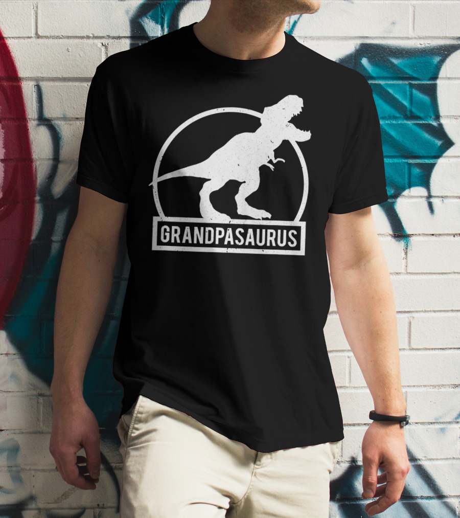 Grandpasaurus Dinosaur Grandpa T-Shirt