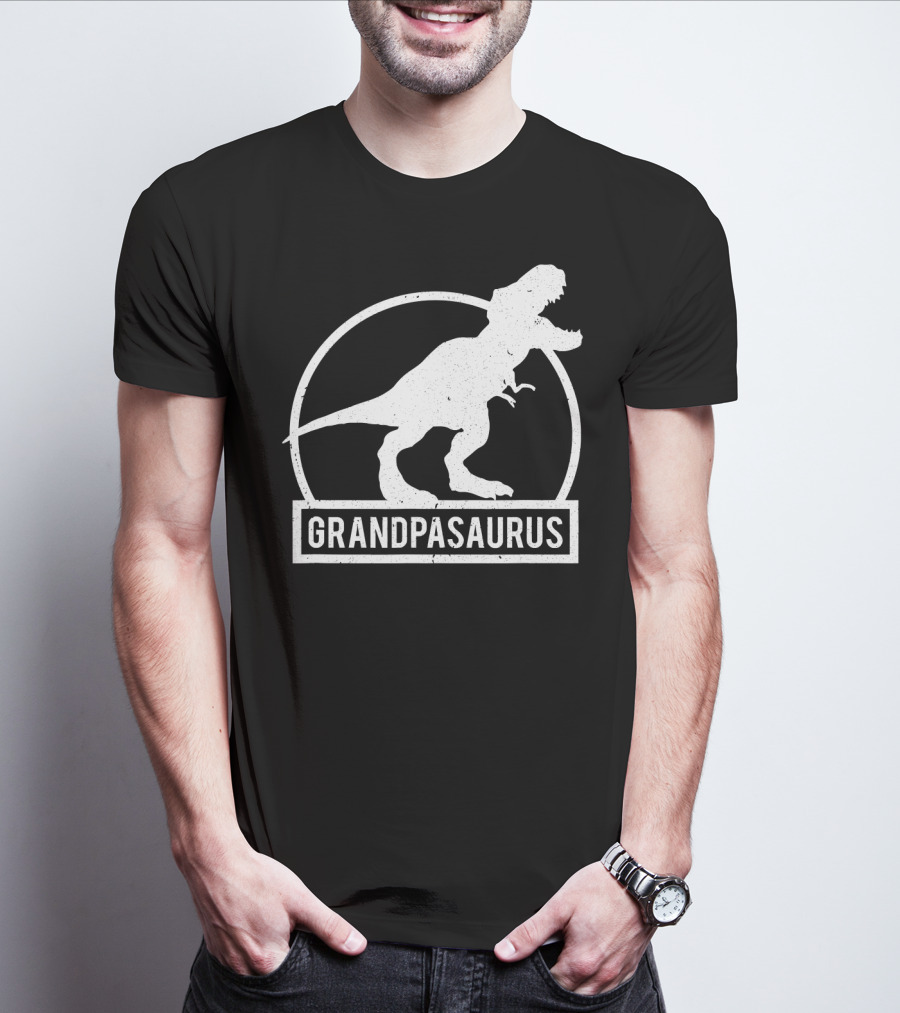Grandpasaurus Dinosaur Grandpa T-Shirt