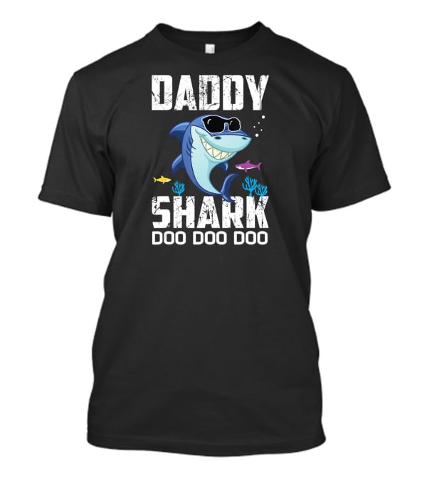 Daddy Shark Doo Doo Doo Mens Daddy Shark T-Shirt