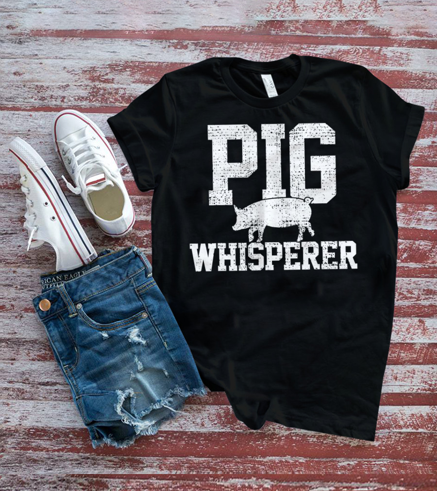 Pig Whisperer Farmer T-Shirt