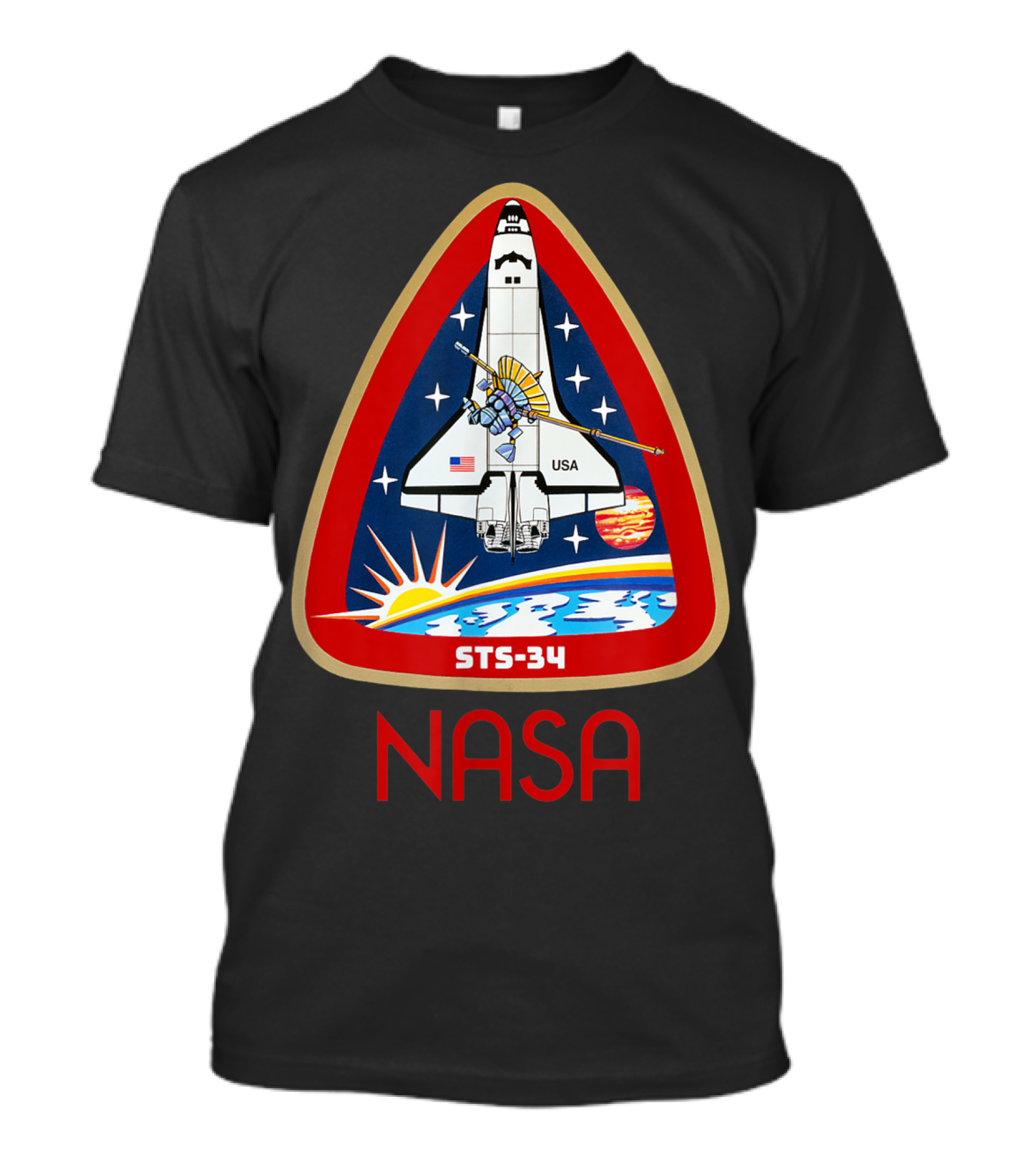 NASA STS-34 Space Shuttle Mission Patch T-Shirt