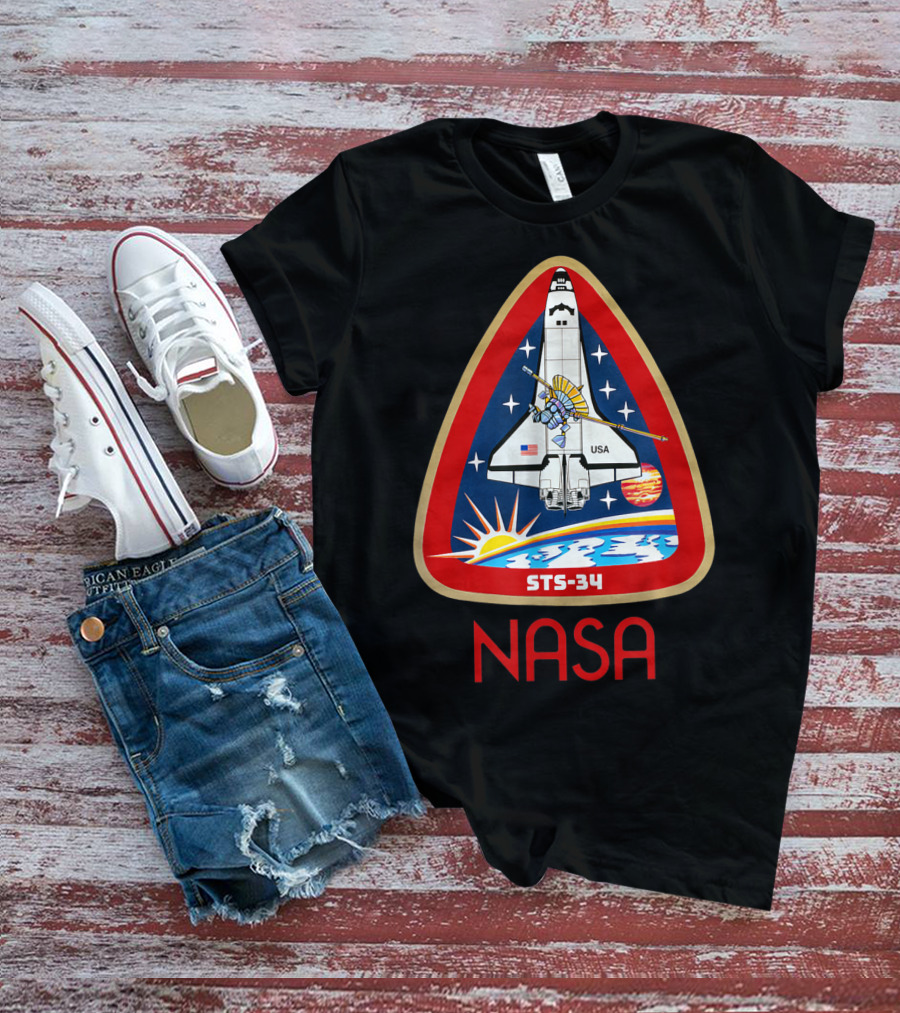 NASA STS-34 Space Shuttle Mission Patch T-Shirt