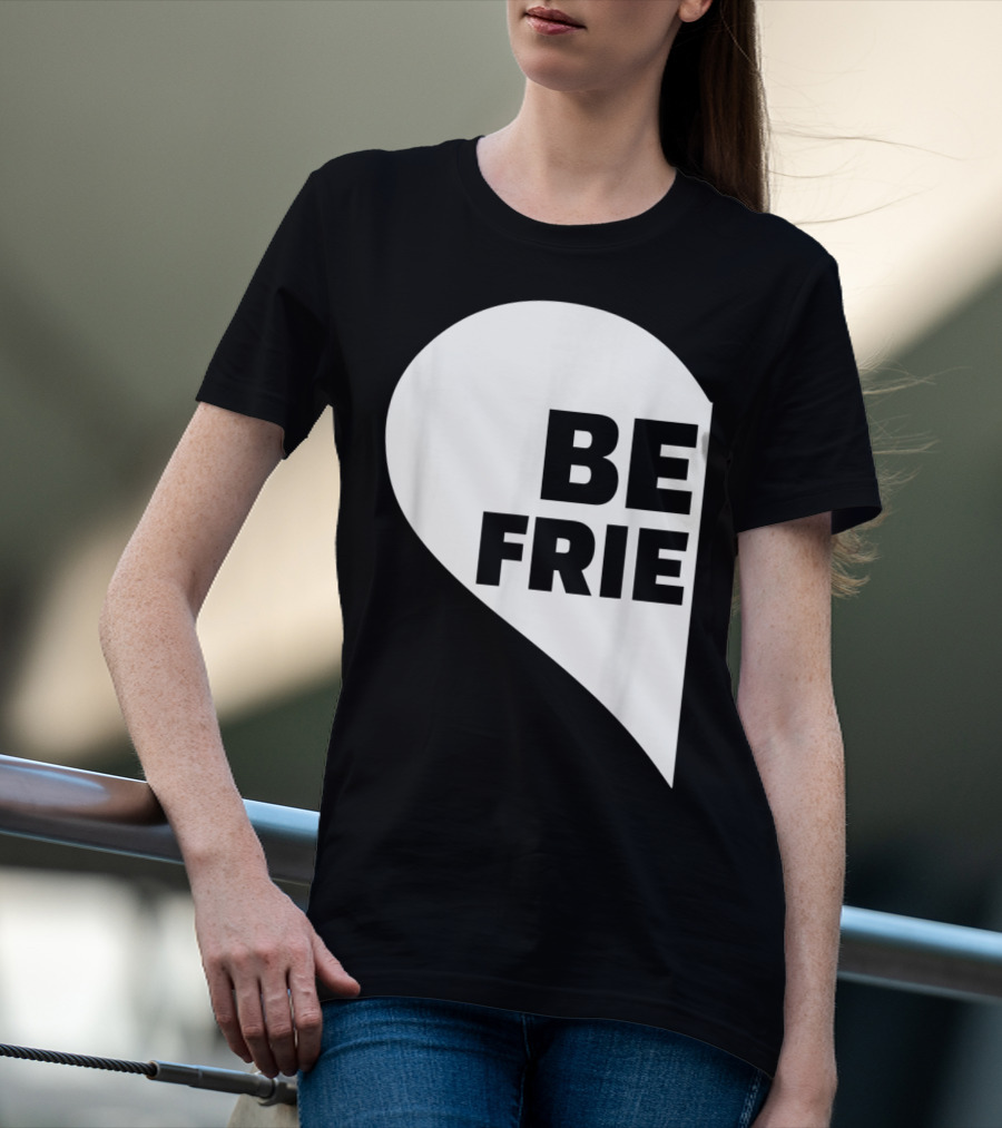 BE FRIE Best Friends Half Left Heart T-Shirt