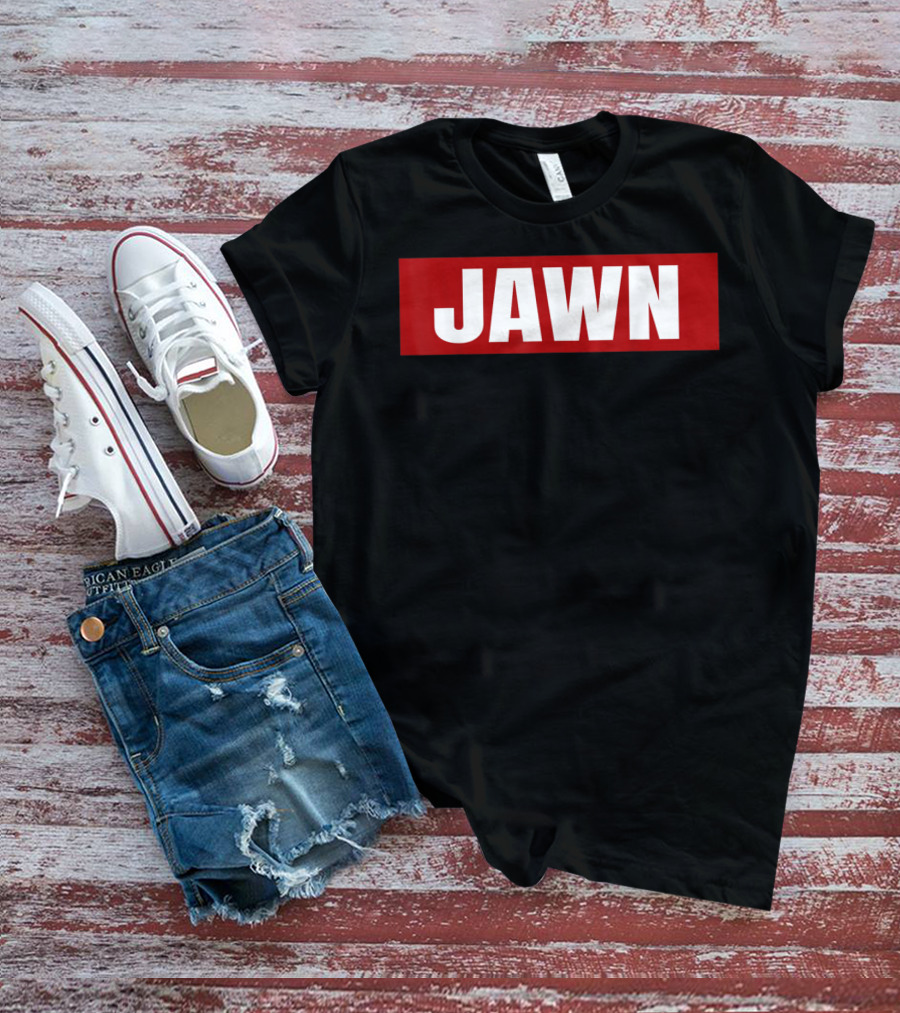 Philadelphia Jawn Bold Red Block Text T-Shirt