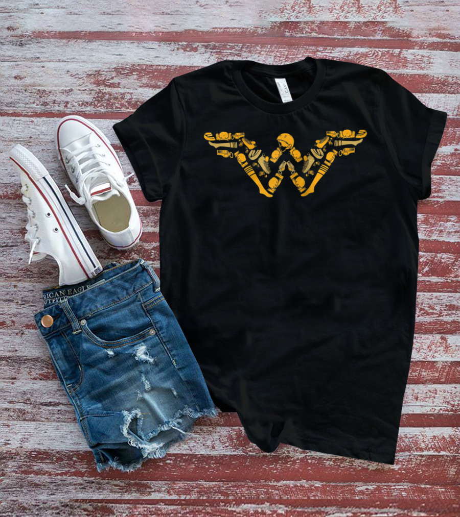 Roller Derby Wonder Hero Skaters Symbol W T-Shirt