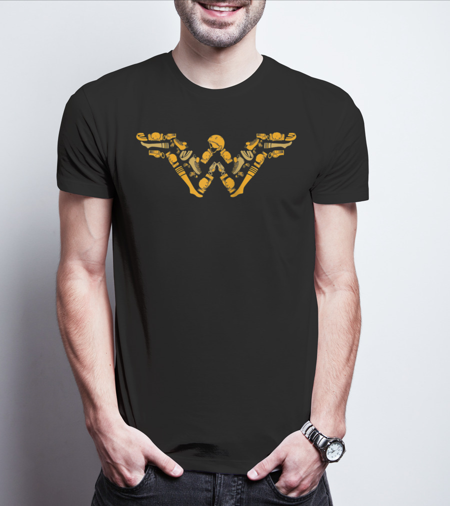 Roller Derby Wonder Hero Skaters Symbol W T-Shirt