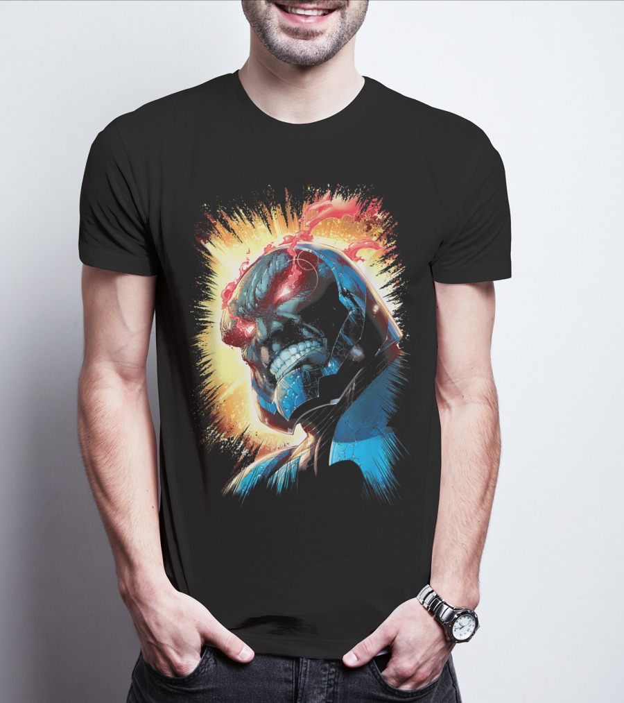 Justice League Darkseid Is Apokolips Omega Beam Wrath T-Shirt