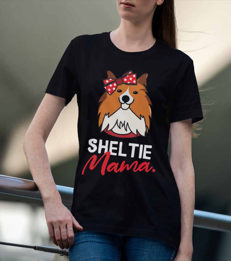 Sheltie Mama Shetland Sheepdog Mom T-Shirt