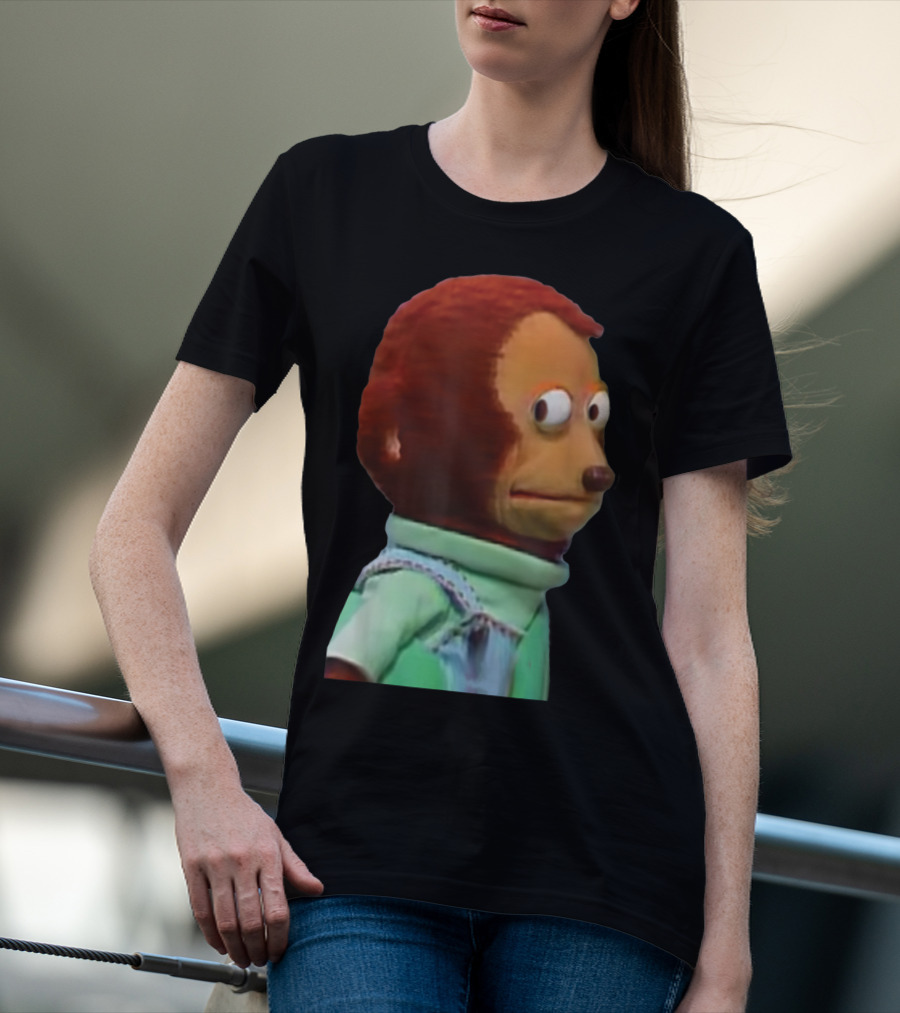 Solo Awkward Look Monkey Puppet Meme Expression T-Shirt