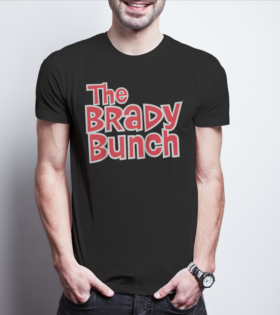 The Brady Bunch Classic Logo Retro TV Series T-Shirt