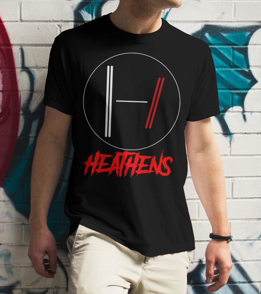 Twenty One Pilots Heathens Logo Circle T-Shirt