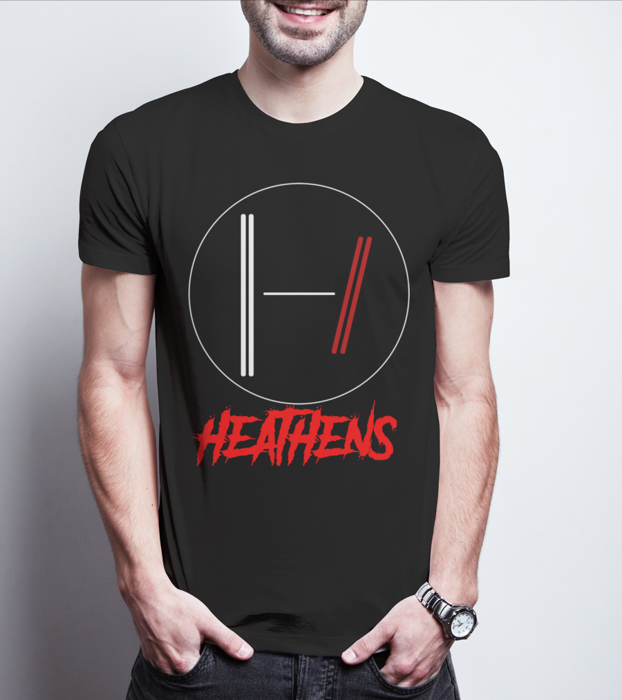 Twenty One Pilots Heathens Logo Circle T-Shirt