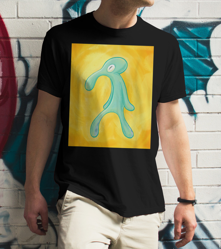 Bold And Brash Squidward Jellyfish Fields Aesthetic T-Shirt