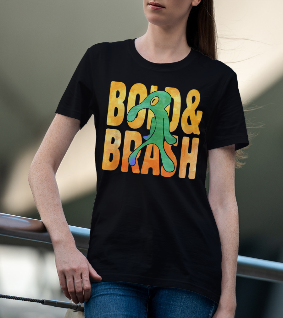 Bold Brash Squidward Painting Meme T-Shirt