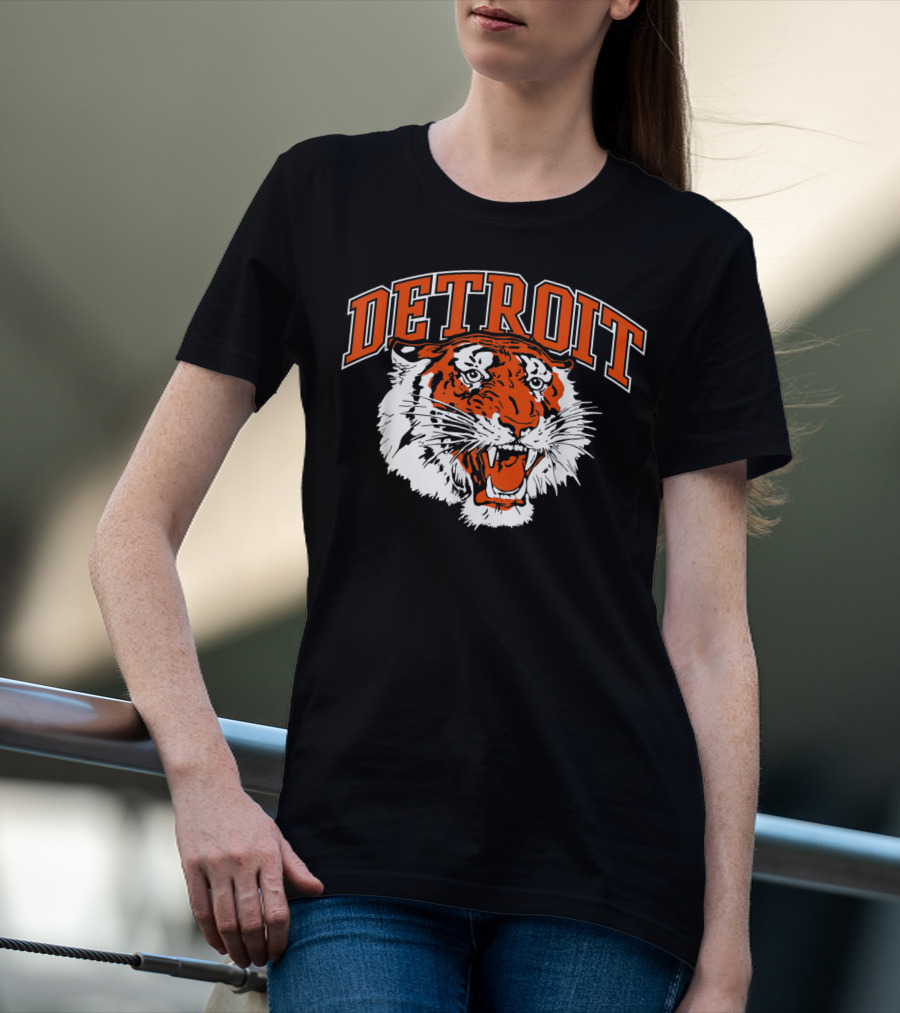 Detroit Bengal Tiger Vintage Baseball Michigan T-Shirt