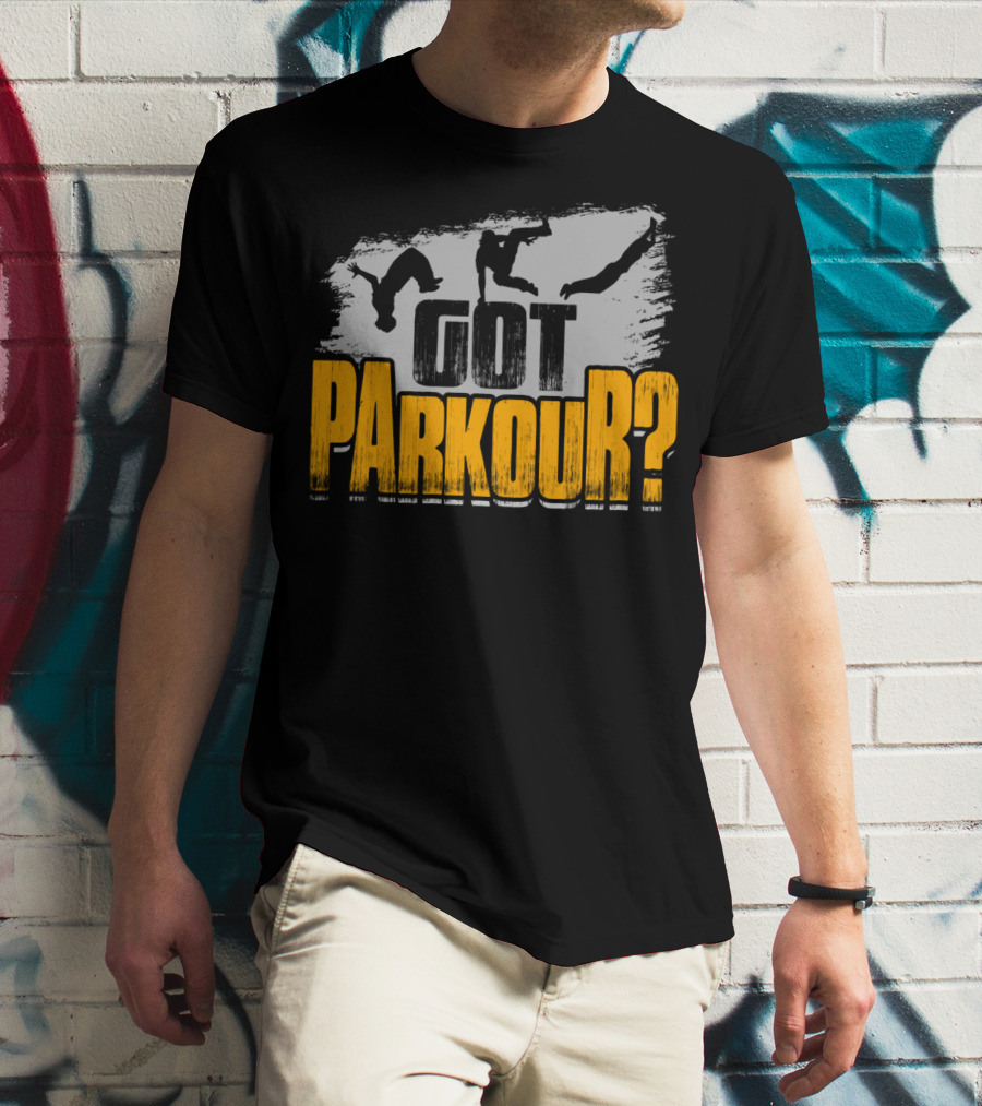 Got Parkour Adrenaline Junkie Training Silhouette Moves T-Shirt