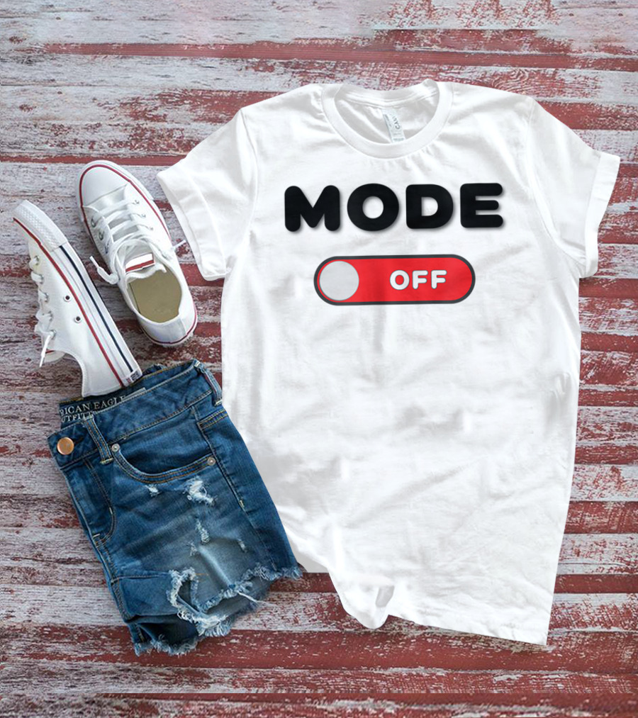 MODE OFF Red Toggle Switch T-Shirt