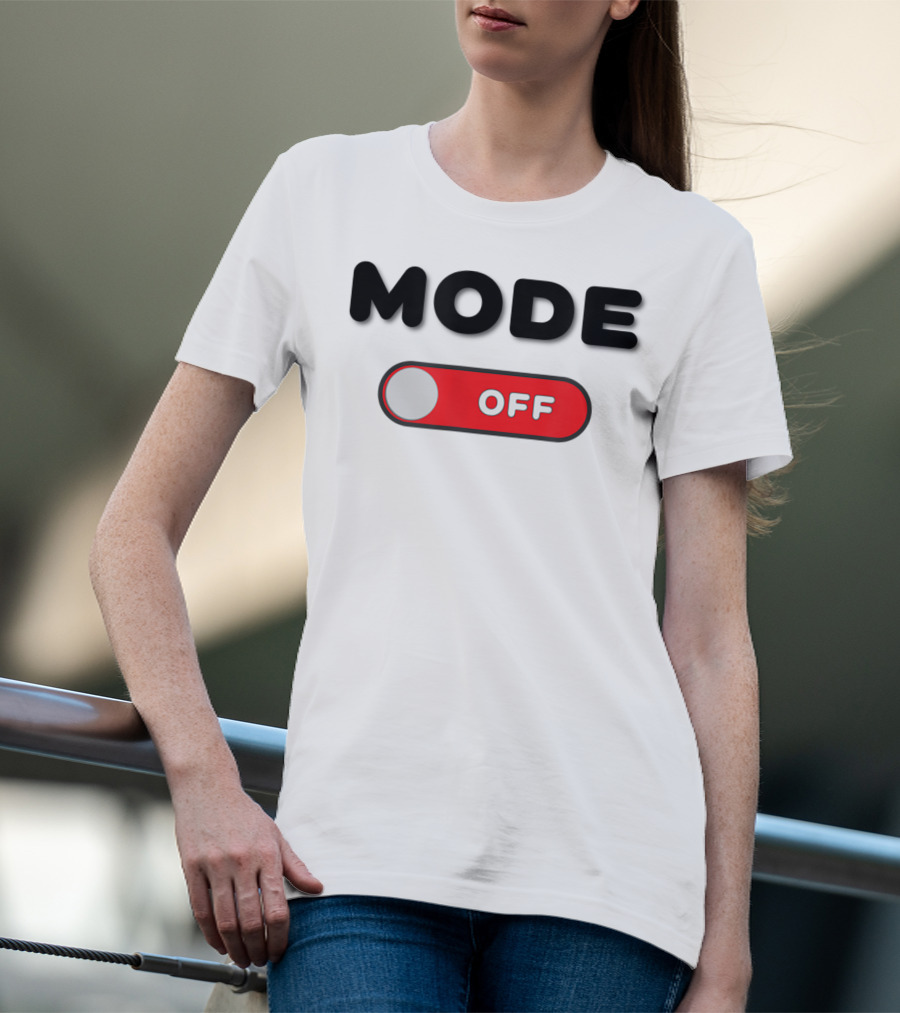 MODE OFF Red Toggle Switch T-Shirt