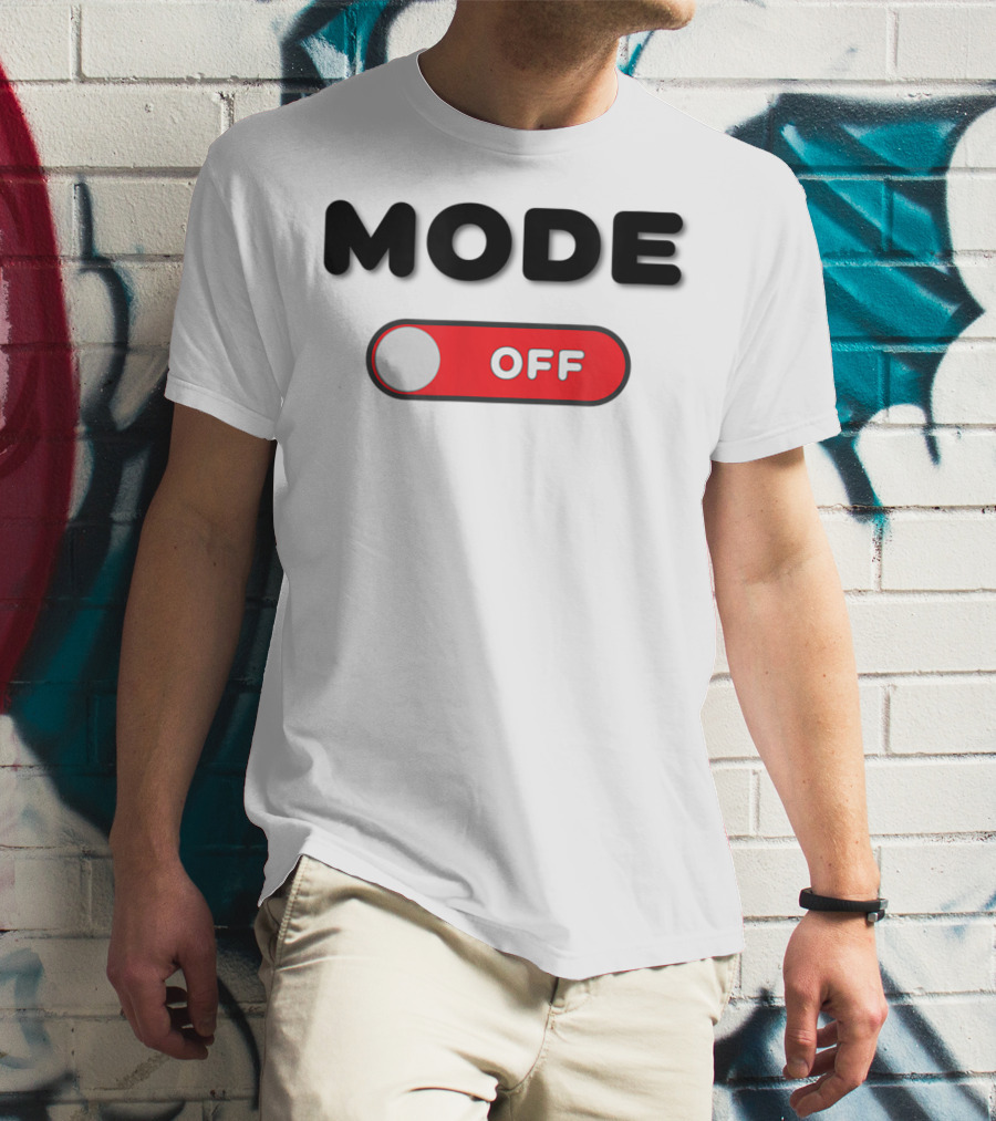 MODE OFF Red Toggle Switch T-Shirt