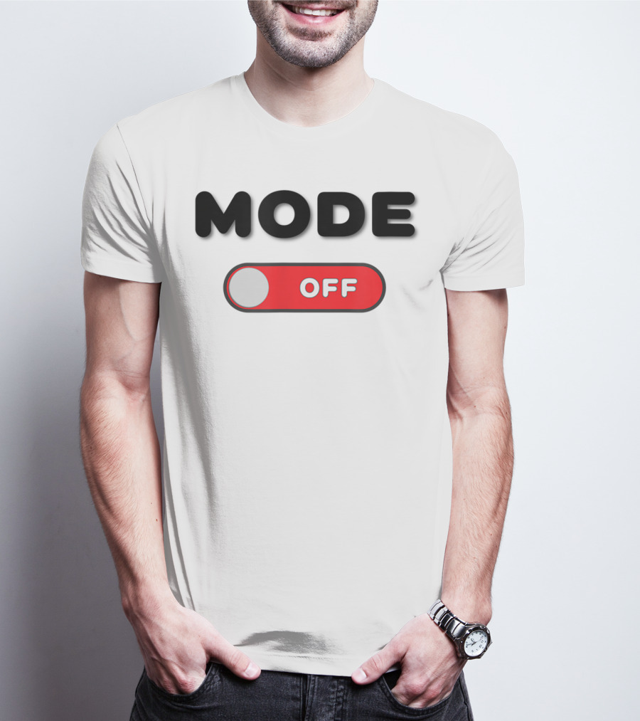 MODE OFF Red Toggle Switch T-Shirt