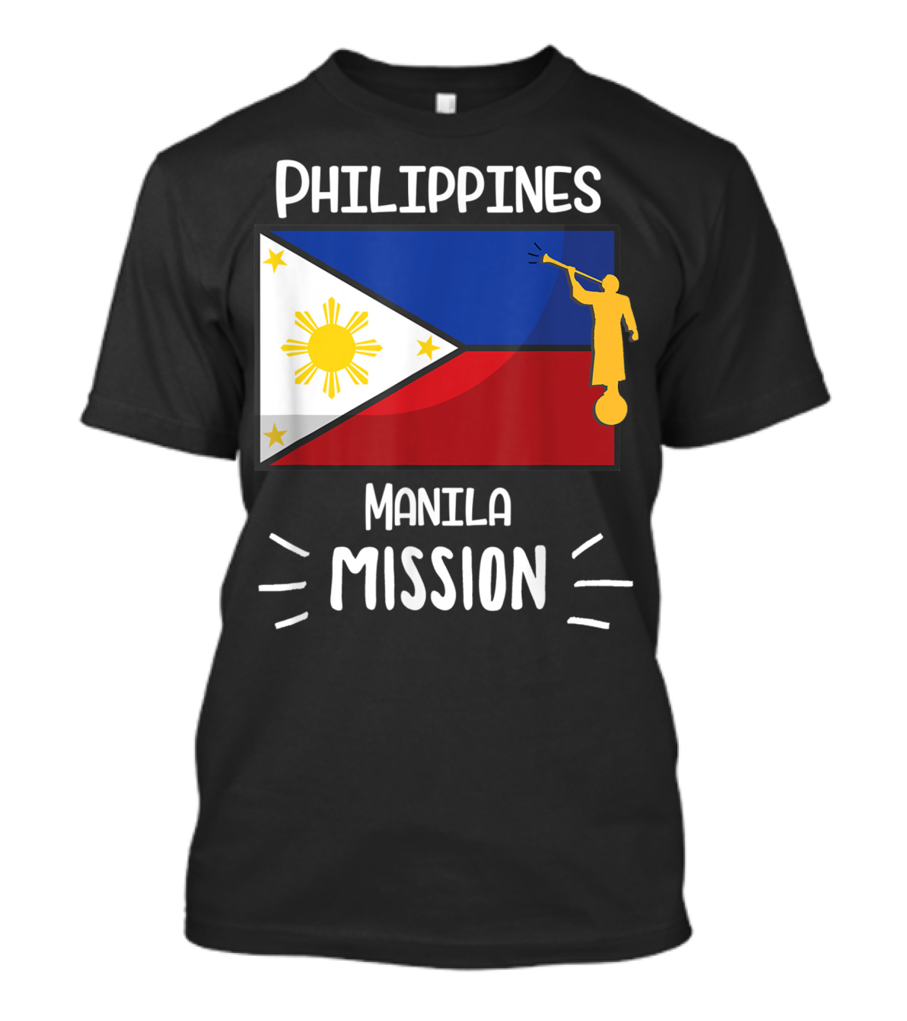 Philippines Manila Mission Mormon LDS Flag T-Shirt