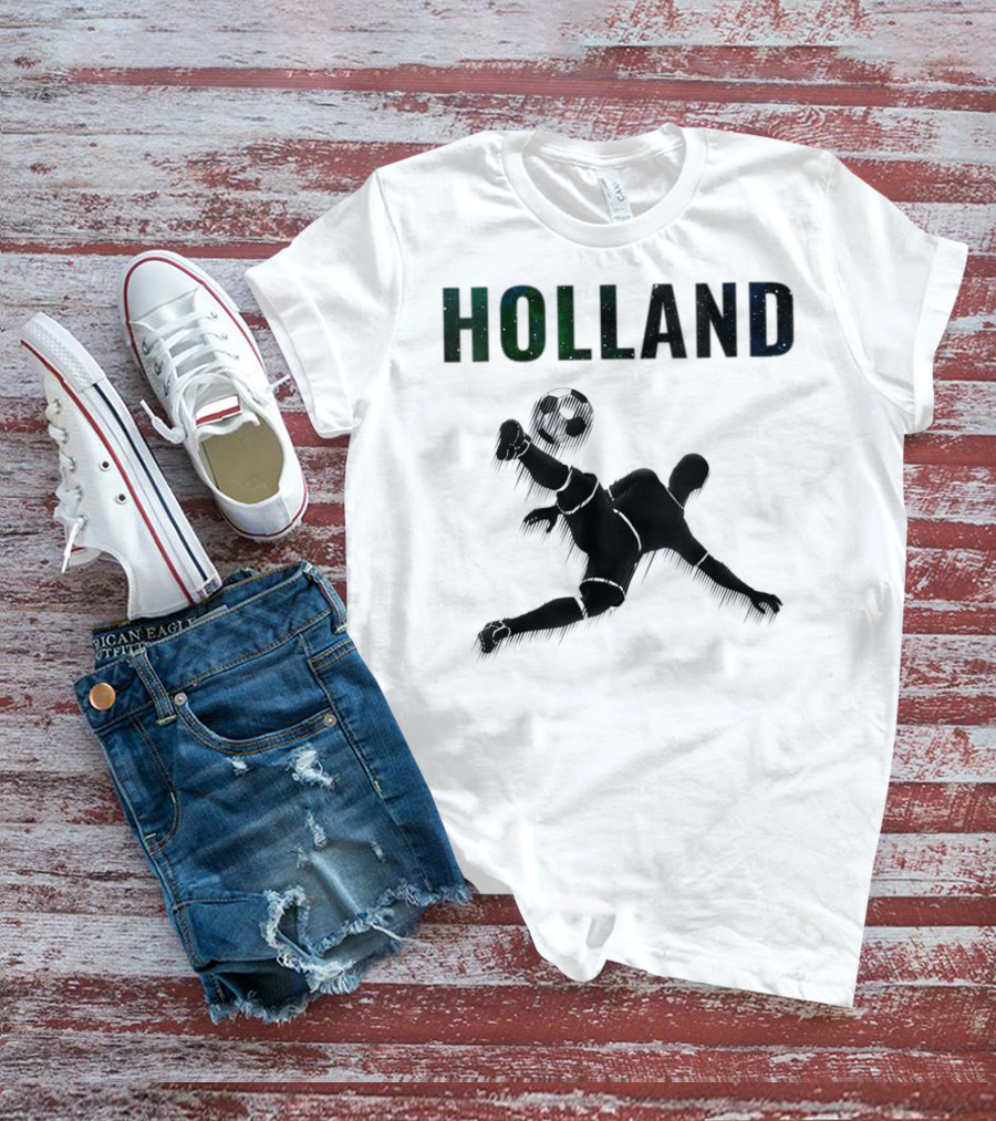 Holland Soccer Bicycle Kick Netherlands Oranje T-Shirt