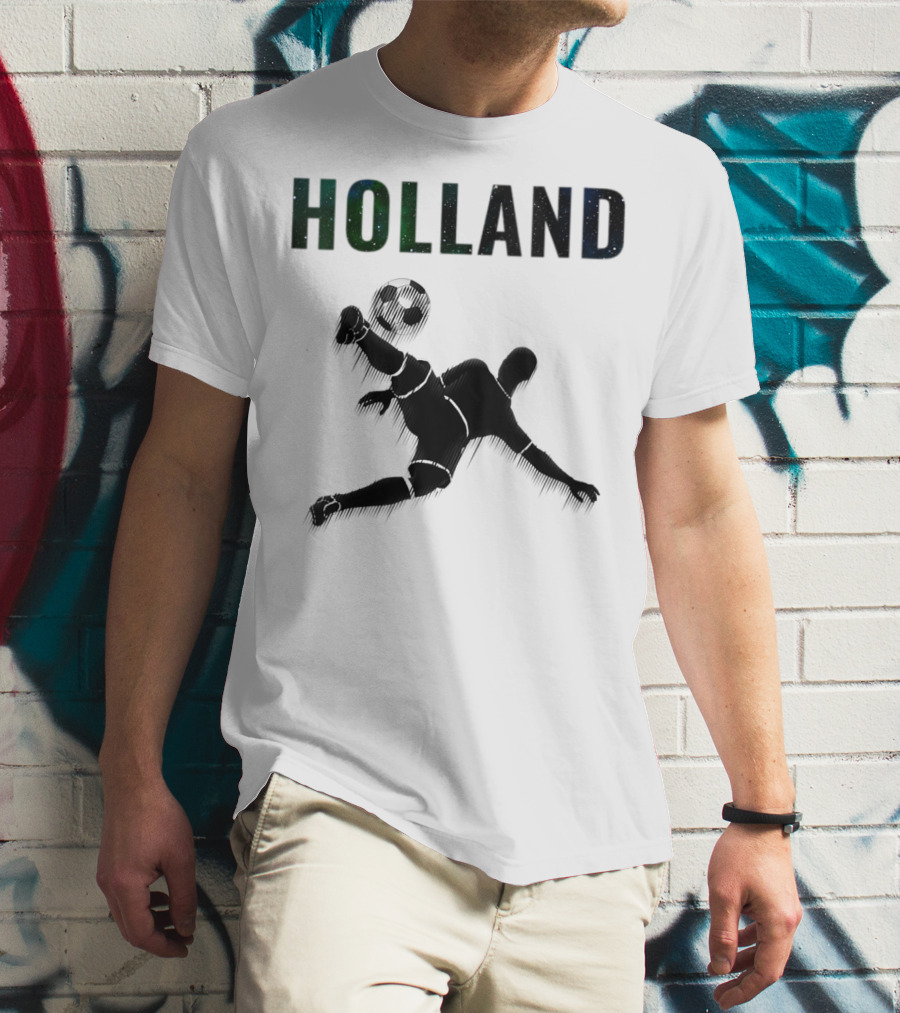 Holland Soccer Bicycle Kick Netherlands Oranje T-Shirt