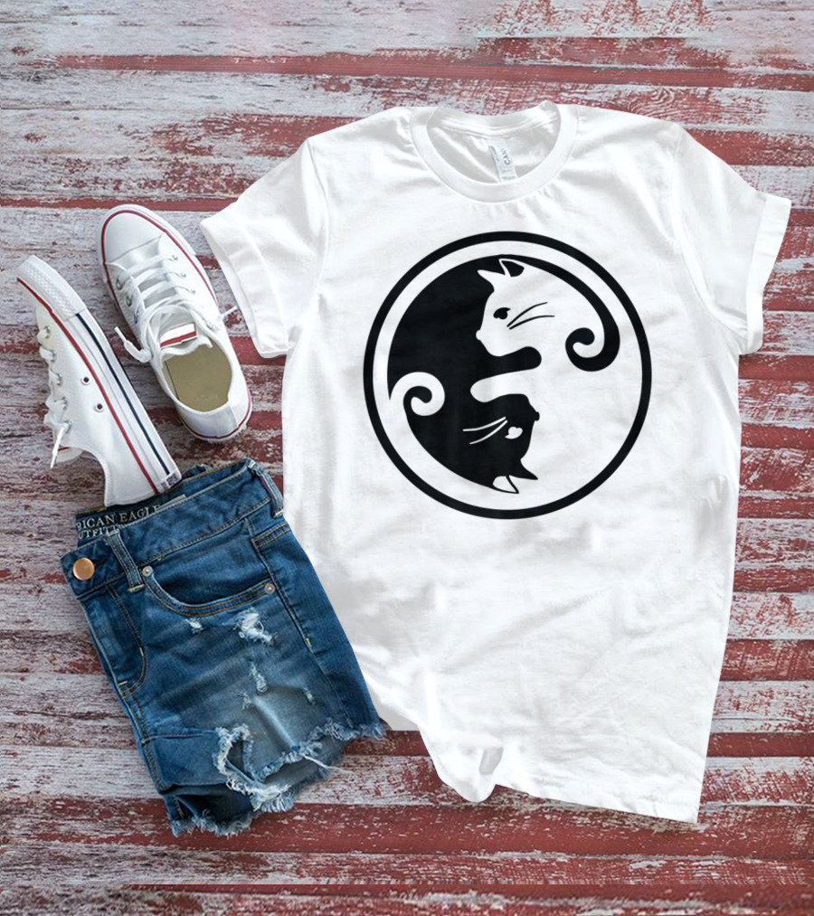 Cat Yin Yang T-Shirt