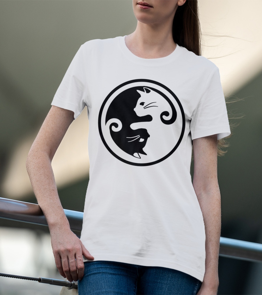 Cat Yin Yang T-Shirt