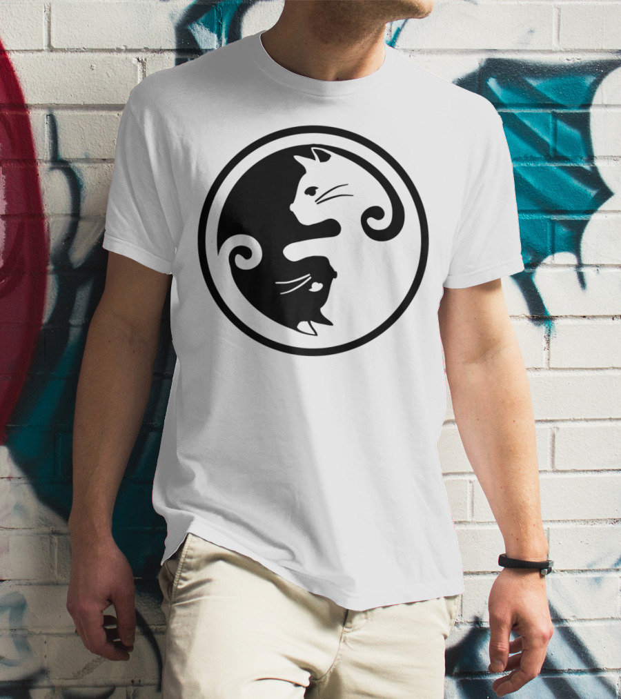 Cat Yin Yang T-Shirt