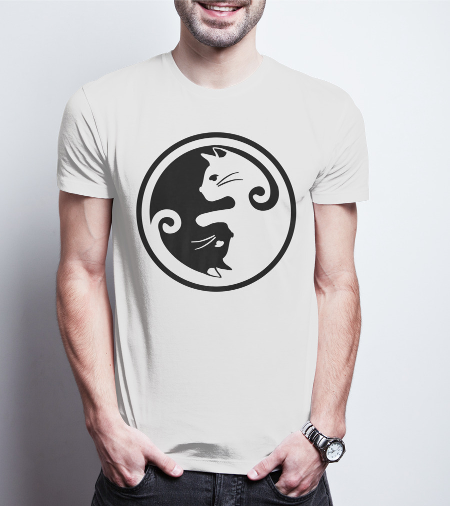 Cat Yin Yang T-Shirt